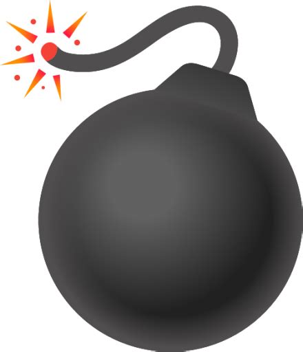 "bomb" Emoji - Download for free – Iconduck