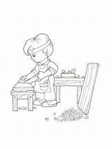 Carpenter Coloring Pages sketch template