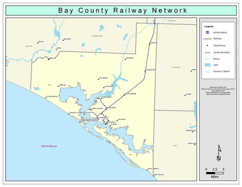 Map Of Bay County Florida | Maps Of Florida