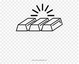 Gold Bar Coloring Page  Pages Clipart 3604005 sketch template