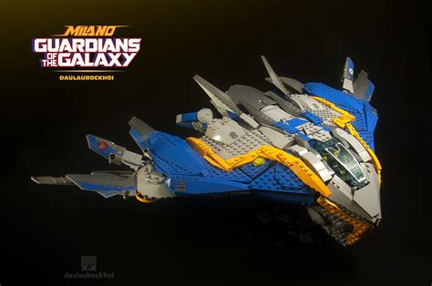 Lego THE MILANO SPACESHIP | Lego custom minifigures, Lego spaceship, Cool lego creations