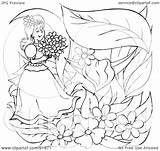 Royalty Free Rf Clipart Illustration Of A Coloring Page Sketch  sketch template