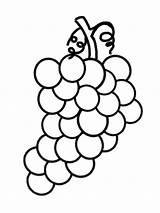 Grapes Coloring Pages sketch template