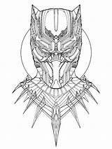 Black Panther Coloring Sheets  Free Printable Templates sketch template