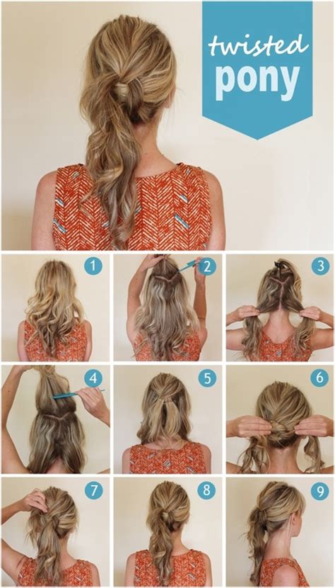 15 Cute and Easy Ponytail Hairstyles Tutorials - PoPular Haircuts