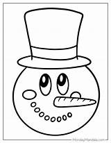 Snowman Coloring Sheets sketch template