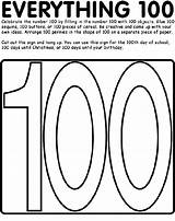 A coloring Page With The Words Everything 100 On It And An Image Of  sketch template