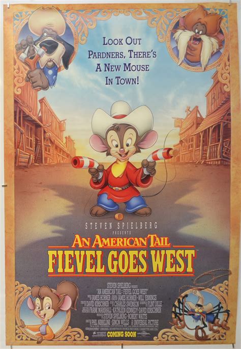 Posters USA An American Tail Fievel Goes West Movie Poster Glossy PRM094 Home & Garden Home Décor