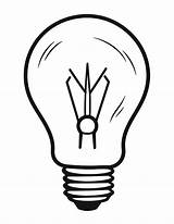 Bulb Light Drawing Coloring Pages Christmas Drawings Bulbs Empty  sketch template