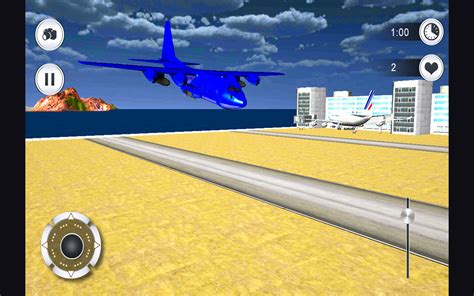 Airplane flight Pilot simulator 3D Free : Aircraft Flying Jet Helicopters sim new game landing ...