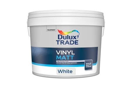 Dulux Trade Vinyl Matt Emulsion Paint 10L White | Travis Perkins