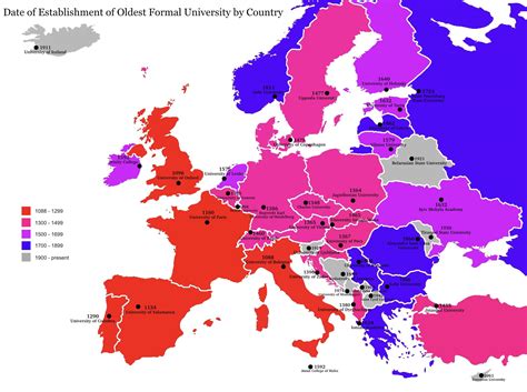 Oldest Universities in Europe by Country : r/ireland