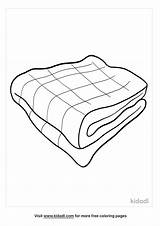 Free Blanket Coloring Page  Printables Kidadl sketch template