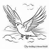 Peace Dove Coloring Pages  Free & Printable sketch template