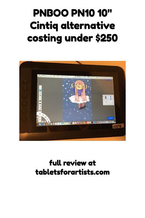PNBOO PN10 review: super cheap 10" Cintiq alternative | Tablet, Art tablet, Reviews