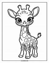 110  Coloriages De Girafes Pour Enfants Et Adultes PDF Gratuits à sketch template