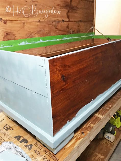 Family Heirloom Cedar Chest Makeover Tutorial - H2OBungalow