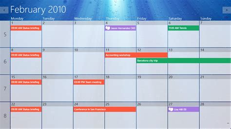 Calendar Widget Windows 10 Download - Harri Pepita