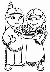 Native American Coloring Pages Printable Sketch Page sketch template