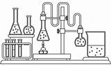 Science Lab Coloring Pages sketch template