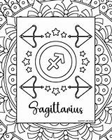 Free Printable Zodiac Sign Adult Coloring Pages 12 Sun Signs  sketch template