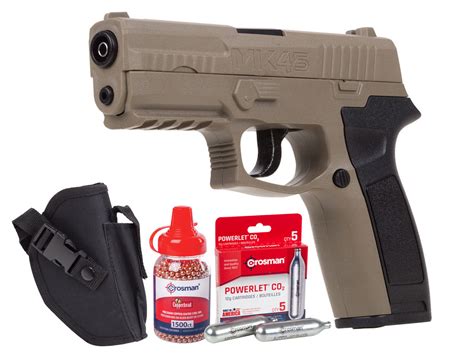 Crosman MK45 Kit | Holster Ammo CO2 BB Pistol | Pyramyd AIR