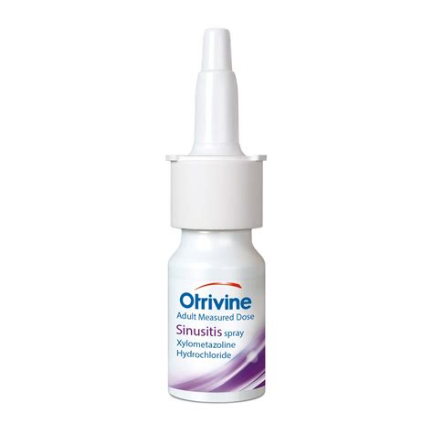 Buy Otrivine Sinusitis Relief Nasal Spray, Blocked Nose, Congestion ...