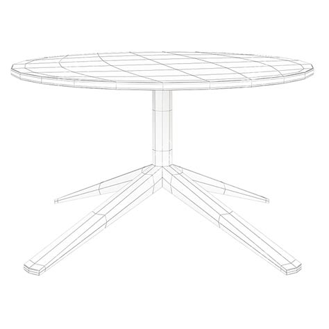Poliform Mondrian Coffee Table - Modern Design 3D Model - 3dskymodels.org