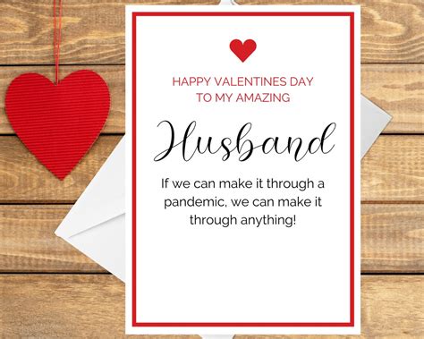 Valentines Day Card for Him Husband Valentines card Funny | Etsy