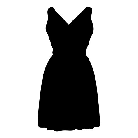 Dress Clipart Black And White | Free download on ClipArtMag