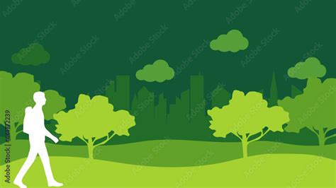 green city background Stock Vector | Adobe Stock