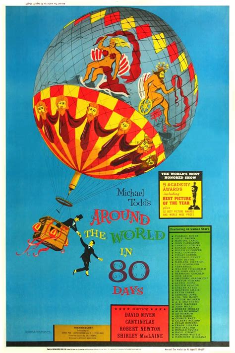 MOVIE POSTERS: AROUND THE WORLD IN 80 DAYS (1956)