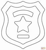 Police Badge coloring Page  Free Printable Coloring Pages sketch template