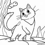 Fierce Warrior Cat In Battle Coloring Page  Pagescom sketch template