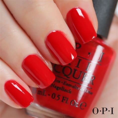 Flirty and fun for everyone. Shade: Red Hot Rio | Opi red nail polish ...