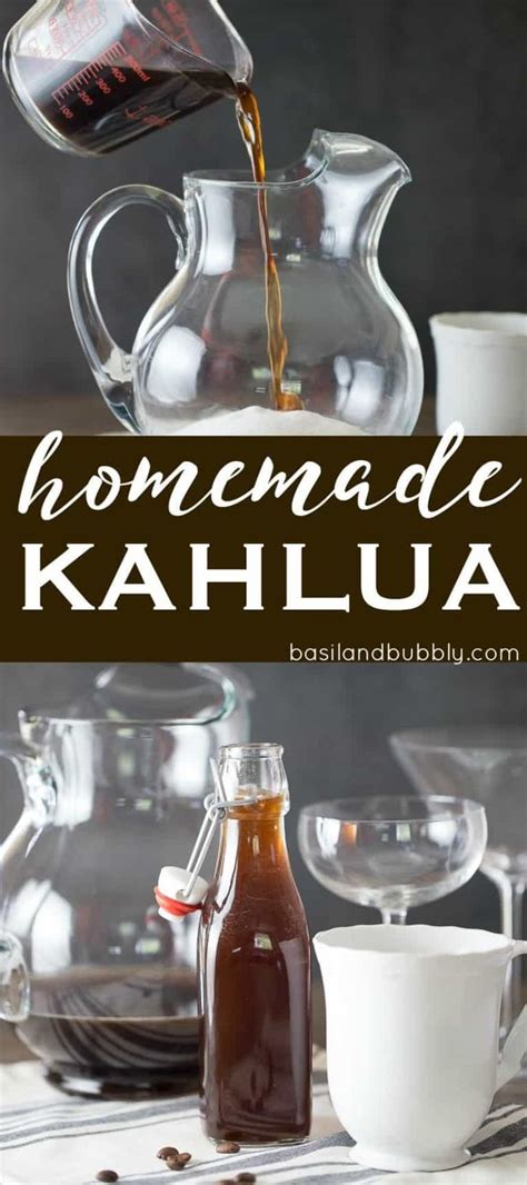 Homemade Kahlua ( Coffee Liqueur Recipe ) | Recipe | Homemade kahlua ...