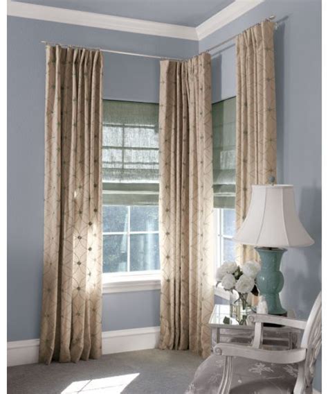 corner window curtains