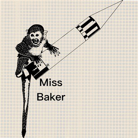 Miss Baker Space Monkey Clip Art Instant Digital Download SVG Vector, PNG, JPG Atomic Space Age ...