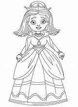 Queen Coloring Pages  Free Printable For Kids sketch template