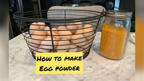 How to dehydrate eggs/ making egg powder #eggs #dehydratingeggs # ...