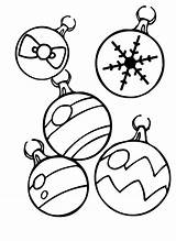 Christmas Ornament Coloring Pages  Best For Kids sketch template