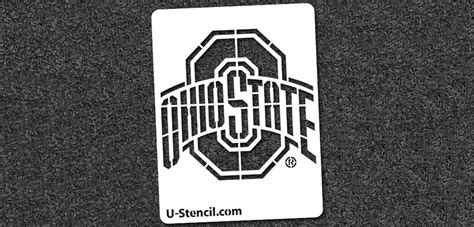 NCAA Ohio State Buckeyes Collegiate 'Ohio State' Mini Stencil Kit ...