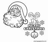 Christmas Santa Claus Coloring Page  Free Printable Pages sketch template