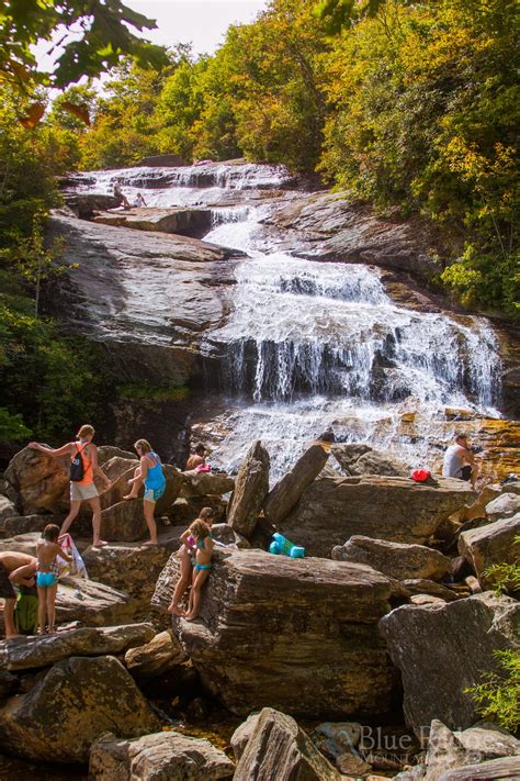 Lower Falls, Graveyard Fields on the Blue Ridge Parkway, is an ...