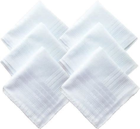 Mens Cotton White Handkerchiefs Pack : Amazon.ca: Clothing, Shoes ...