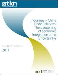 Indonesia-China Trade Relations: The deepening of economic integration ...