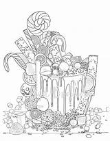 Candy Store Coloring Pages sketch template