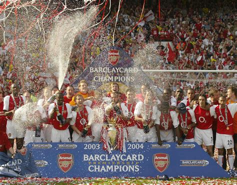 Arsenal 2004 | Longest unbeaten starts to a Premier League season ...