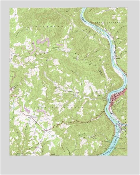 Hinton, WV Topographic Map - TopoQuest