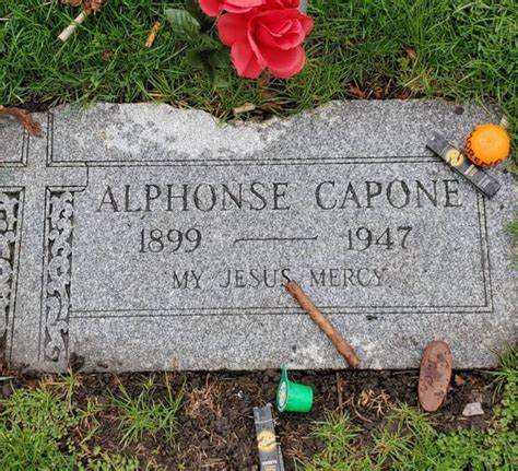 Al Capone's Grave at Mount Carmel Cemetery